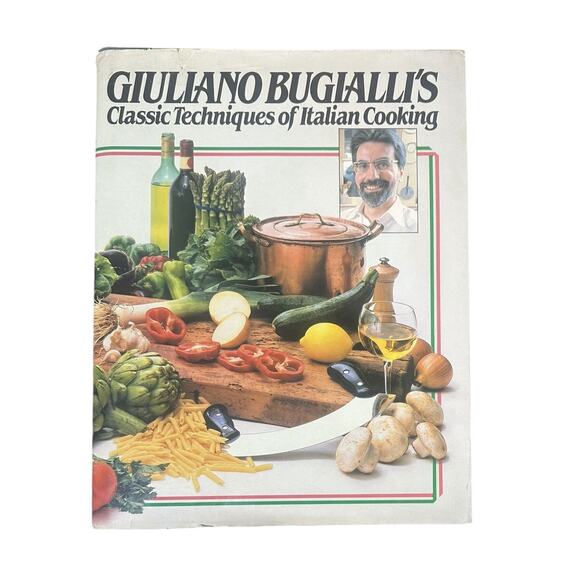 Giuliano Bugialli's Classic Techniques of Italian Cooking 1982 Vintage Cookbook - Picture 1 of 12